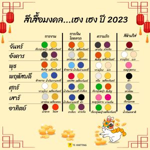 สีเสื้อมงคล 2566/2023